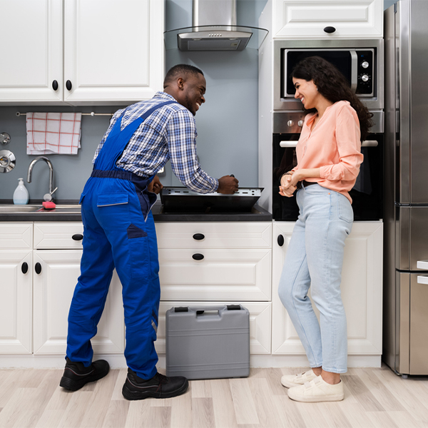 what kind of warranty do you offer on your cooktop repair services in Covington PA